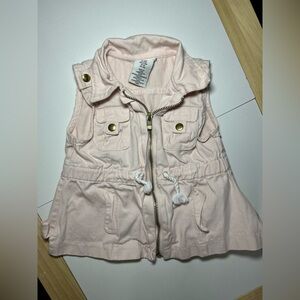 Aspen Rise Light Pink Hooded Utility Vest for Girls